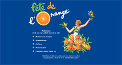 Desktop Screenshot of fetedelorange.fr